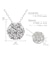 フラワー ダイヤモンド ネックレス 0.5ct PT900 プラチナ K18 18金