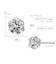ピアス ダイヤモンド 一粒 計0.4ct