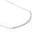 H&C ダイヤモンド スマイルライン ネックレス 1ct PT900 プラチナ/K18 ゴールド