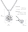 ネックレス レディース 天然ダイヤモンド 0.1ct Dカラー SIクラス PT900 プラチナ ゴールド 18金 鑑別書付