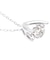 ネックレス レディース ダンシングストーン ダイヤモンド 0.1ct PT900 K18 18金 ゴールド