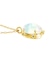 ネックレス レディース オパール 0.25ct PT900 プラチナ K18 18金 ゴールド
