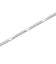 ネックレス チェーン フィガロ Pt850 プラチナ 線径0.6φ 幅2mm 長さ 45cm