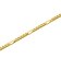 ネックレス チェーン フィガロ K18 ゴールド 線径0.6φ 幅2mm 長さ 50cm
