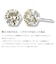 ピアス レディース 天然ダイヤモンド シャンパンカラー SIクラス Pt900 プラチナ 計0.4ct 6本爪 スタッド