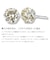 ピアス レディース 天然ダイヤモンド シャンパンカラーSIクラス Pt900 プラチナ 計0.5ct 6本爪 スタッド