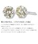 ピアス レディース 天然ダイヤモンド シャンパンカラーSIクラス Pt900 プラチナ 計0.5ct 6本爪 スタッド