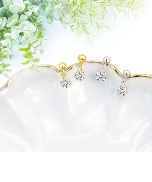 揺れるピアス⭐︎pt900⭐︎ダイヤモンド⭐︎ 計0.50ct×2 ⭐︎キラキラ 