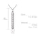 ダイヤモンドネックレス Pt900 プラチナライン ダイヤ 0.3ct