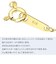 ダイヤモンドネックレス K18YG イエローゴールド ライン ダイヤ 0.1ct