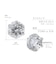 ピアス ダイヤモンド Hカラー I1クラス 1粒 計 2ct PT900 K18 鑑定書付