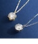 ネックレス ソリティア ダイヤモンド 0.5ct 1粒 pt900 プラチナ K18 18金 イエローゴールド