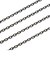 【選べる長さ40cm～60cm】シルバーチェーン あずき アズキ 燻し 幅2.8mm 長さ 40/45/50/55/60cm メンズ レディース sclx80 プレゼント シアーズ