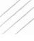 【選べる長さ40cm～60cm】シルバーチェーン カットフレンチロープ 幅 2.4mm 長さ 40 45 50 55 60cm メンズ レディース sfr50 プレゼント シアーズ