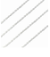 【選べる長さ40cm～60cm】シルバーチェーン カットフレンチロープ 幅 2.4mm 長さ 40 45 50 55 60cm メンズ レディース sfr50 プレゼント シアーズ