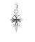 ペンダントトップ ネックレス トップ クロス ブラックキュービックジルコニア メンズ レディース シルバー925 アクセサリー