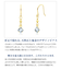ピアス レディース K10 フックピアス 天然石 ライトアメジスト スクエア ゴールド