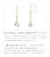 ピアス レディース K10 フックピアス 天然石 ムーンストーン スクエア ゴールド