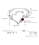 リング 指輪 レディース シルバー925 オープンハート ダイヤモンド 誕生石 1月 ガーネット