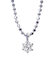 ダイヤモンド 0.1ct プラチナ ネックレス テディベア 付き