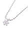 ダイヤモンド 0.1ct プラチナ ネックレス テディベア 付き