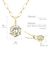 ネックレス 一粒 ダイヤモンドネックレス 0.1ct  シャンパンカラー K10
