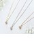 一粒 ダイヤモンド 0.1ct ネックレス レディース K18