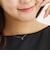 一粒 ダイヤモンド 0.1ct ネックレス レディース K18
