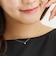 一粒 ダイヤモンド 0.1ct ネックレス レディース K18