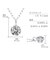 一粒 ダイヤモンド 0.1ct ネックレス レディース K18