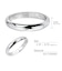 リング 指輪 メンズ レディース ペア 甲丸 シルバー925 シルバーリング