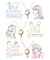 ネックレス ハート レディース ダイヤモンド 0.01ct K10PG/K10WG/K10YG