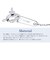 ネックレス ムーン 月 レディース ダイヤモンド 0.01ct K10PG/K10WG/K10YG