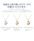 ネックレス ムーン 月 レディース ダイヤモンド 0.01ct K10PG/K10WG/K10YG