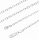 シルバー925 SILVER 925 あずき4面カットチェーン 幅 2.6mm 長さ 50cm