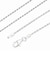 シルバー925 SILVER 925 カットフレンチチェーン 幅 1.4mm 長さ 40cm