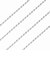 シルバー925 SILVER 925 カットフレンチチェーン 幅 1.4mm 長さ 45cm