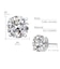 ピアス メンズ レディース キュービックジルコニア 8mm シルバー925 シルバーピアス