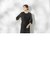 【喪服】【洗える】シフォンジョーゼット　セミフレアブラックフォーマルワンピース