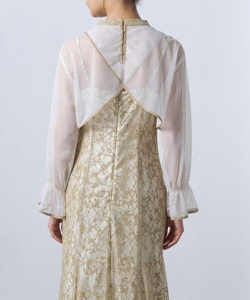 formforma別注】シアーボレロ×レースキャミワンピース｜フォルム