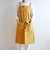 ウォッシュドコットンクロスエプロンYEイエロー