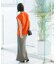 Ｖサテンナローフレアスカート