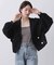 綿シフォンショートジャケット