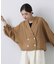 綿シフォンショートジャケット