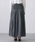 チェック×無地リバースカート