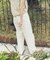 ベルト付きチノストレートパンツ