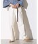 ベルト付きチノストレートパンツ