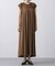 シアー配色カットマキシ