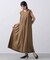 シアー配色カットマキシ