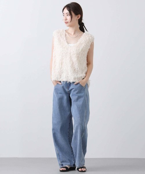 カーヴィーワイドデニム｜グレディブリリアンの通販｜&mall（アンド